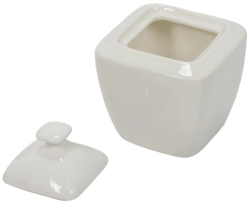 Cukiernica porcelanowa z pokrywką, 320 ml