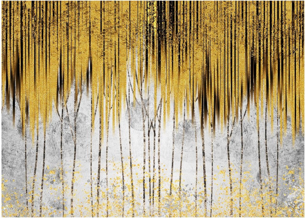 Obraz - Złote linie (70x50 cm)