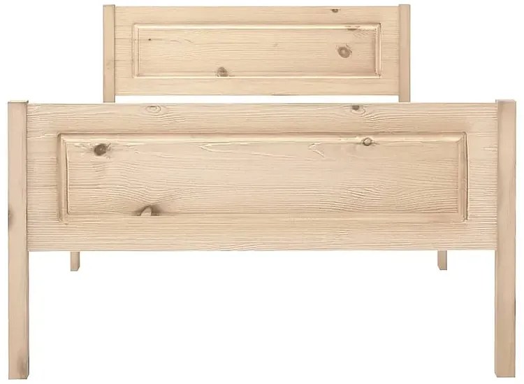 Sosnowe łóżko hotelowe łączone 100x200 F1-H64