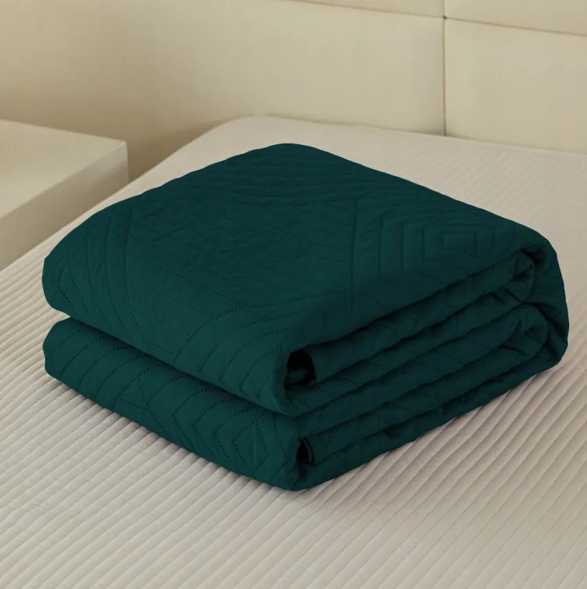 Narzuta na łóżko CALDERA, nafta Rozmiar: 170 x 210 cm