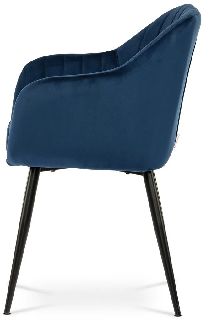 Zestaw krzeseł do jadalni PIKA BLUE4, 2 szt.