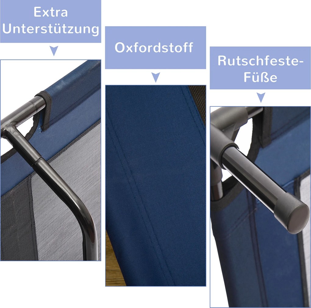 PawHut legowisko łóżko dla psa i kota wygodny leżak 915x762x180mm niebieski i czarny | Aosom PL