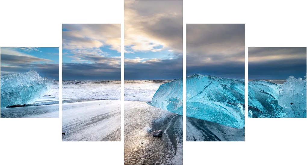Obraz - Diamond Beach (125x70 cm)