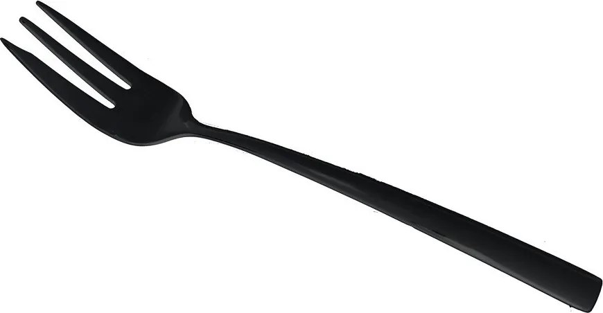 Czarne widelczyki deserowe ze stali nierdzewnej zestaw 2 szt. Black – Orion