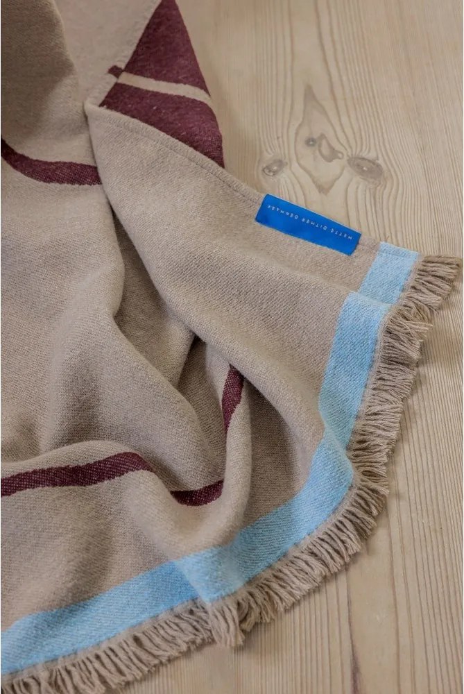 Beżowy koc 130x175 cm Studio – Mette Ditmer Denmark