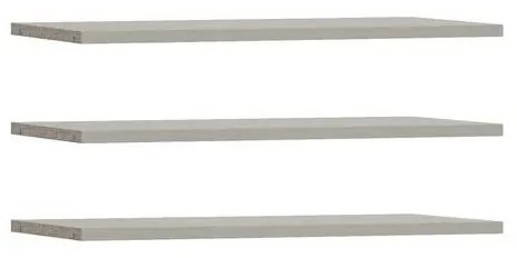 Zestaw 3 półek TIRO szary