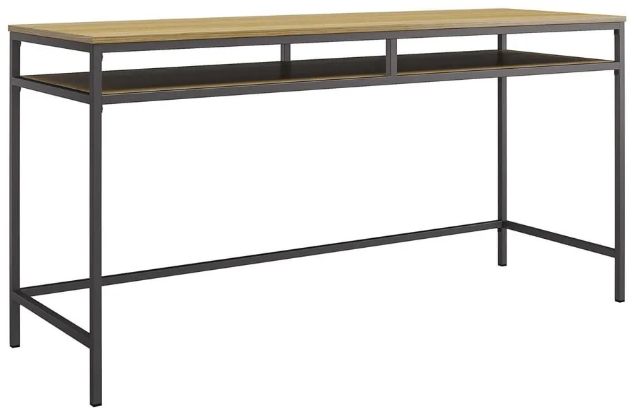 Biurko z blatem w dekorze dębu 51x153 cm Bradford – Støraa
