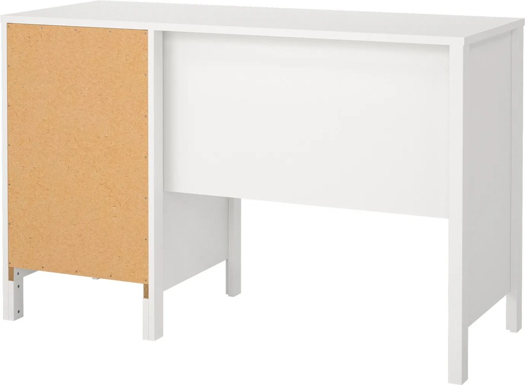 Biurko komputerowe Madrid 3 szuflady biały mat