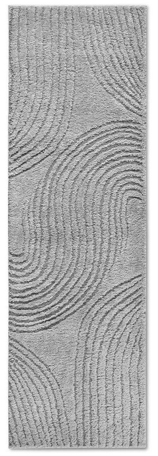 Szary chodnik 80x240 cm Pigment Light Grey – Elle Decoration