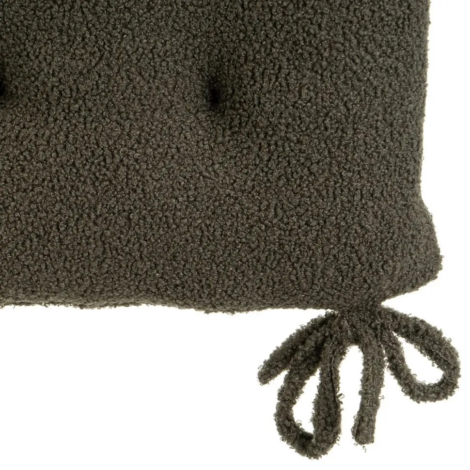 Poduszka na krzesło z materiału bouclé 40x40 cm Sherpa Bouclé – Casa Selección