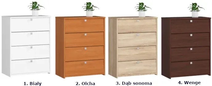 Biała szafka na buty - Serna