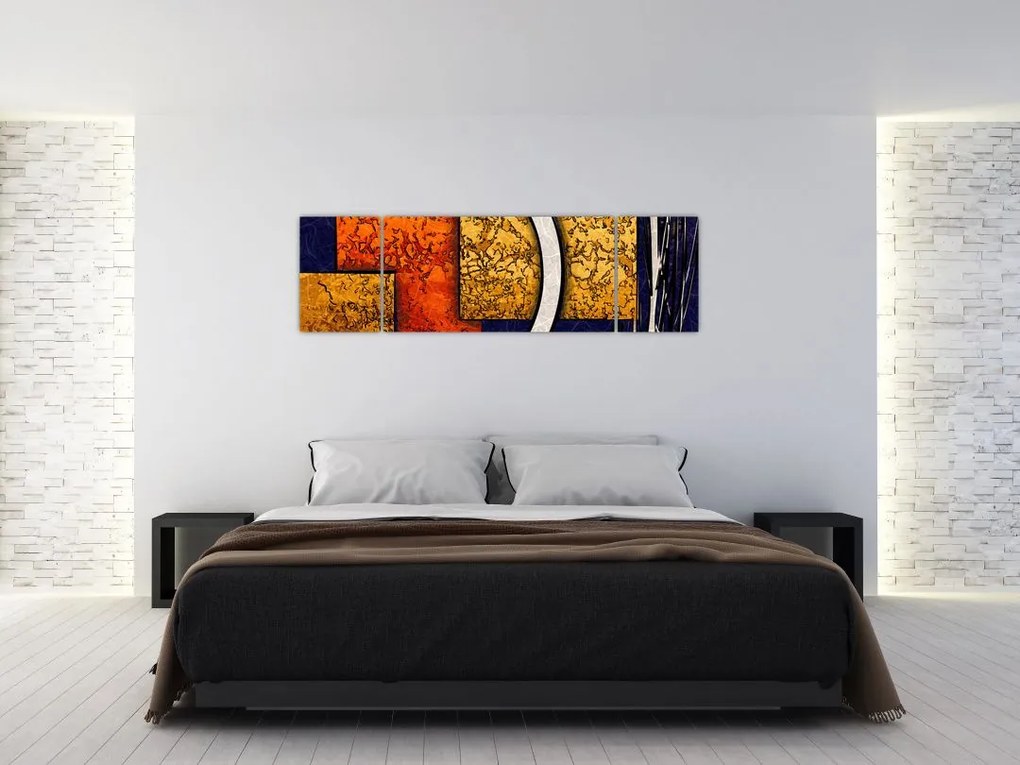 Obraz abstrakcji (170x50 cm)