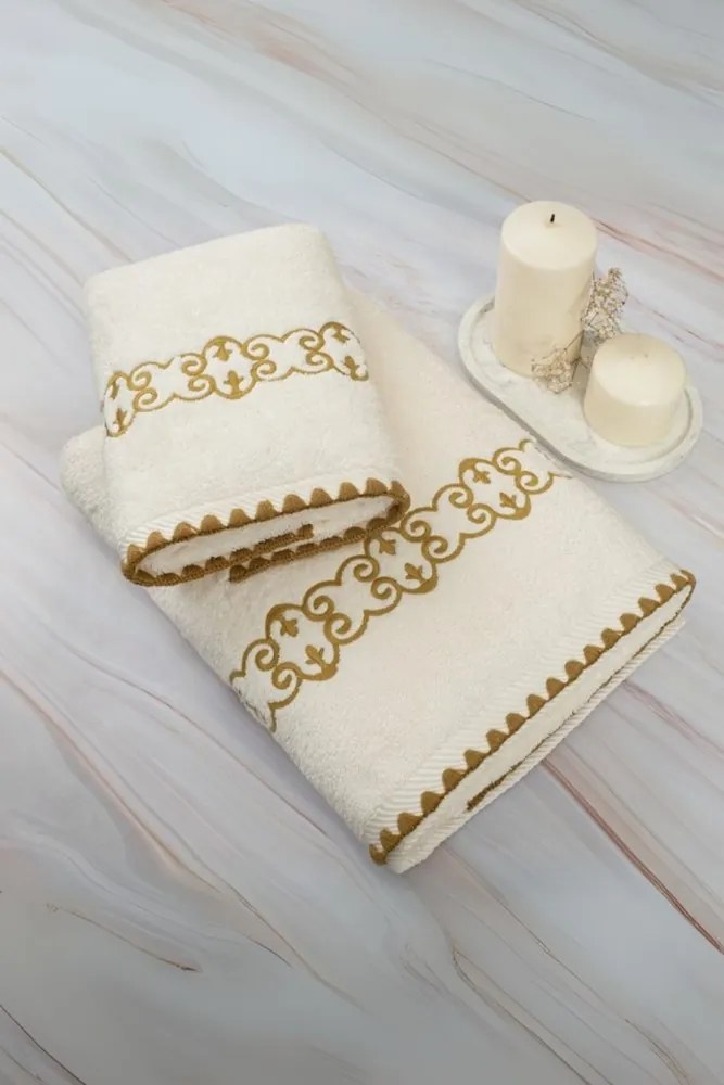 Ręcznik MONDRIAN 50x100cm Śmietankowy