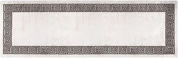 Nowoczesny antypoślizgowy dywan kremowy 80x300 cm C9-K76