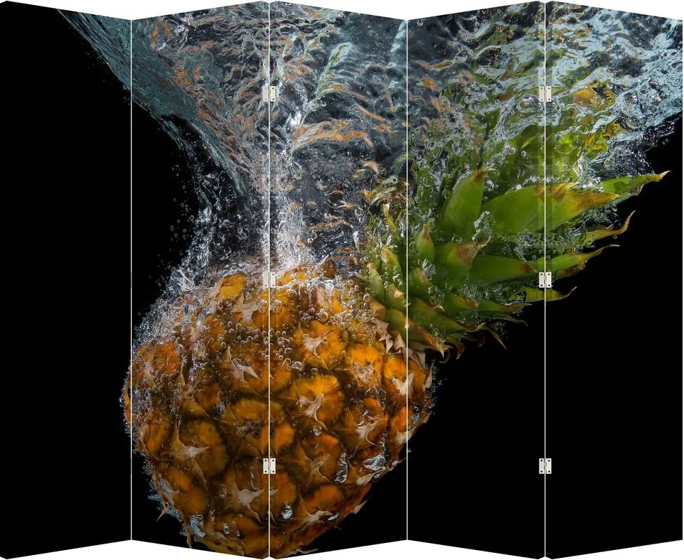 Parawan - Ananas w wodzie (210x170 cm)