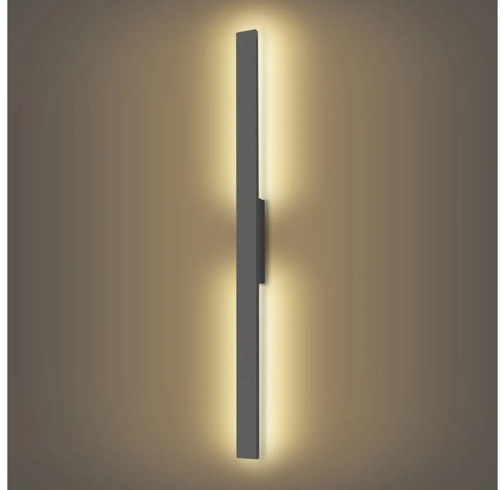 Brilagi - LED kinkiet zewnętrzny LUNA LED/24W/230V 3000K IP65 antracyt