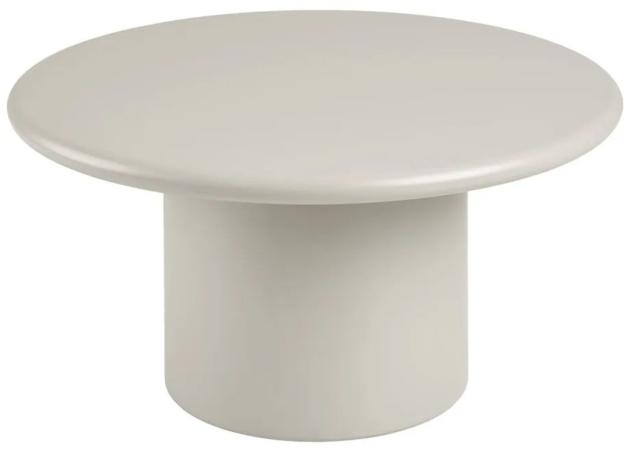 Kremowy okrągły stolik ø 80 cm Nagano – House Nordic