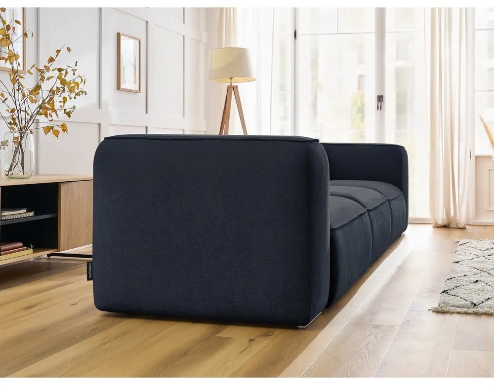 Ciemnoniebieska sofa 345 cm Zephyr – Bobochic Paris