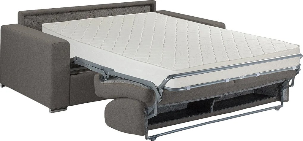 Kanapa 3-osobowa typu express  -Niebieski - Wymiary miejsca do spania: 140 cm - Materac 16 cm z pamięcią kształtu - CALITO