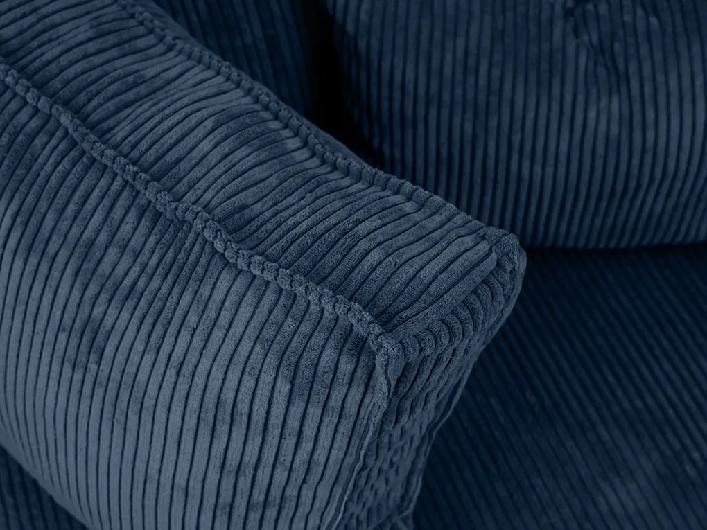 Rozkładana narożna sofa SMART COSARO granatowa, dwustronna + 2 poduszki GRATIS