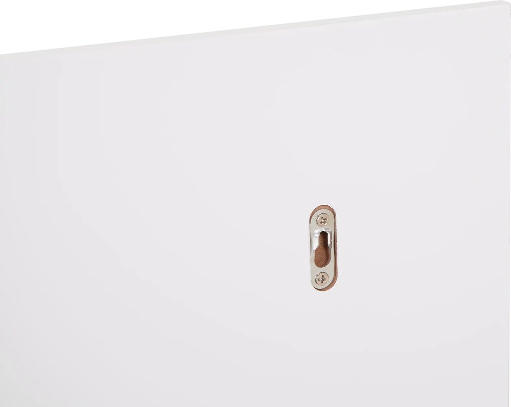 Lustro Łazienkowe z Półkami Kleankin - Białe, Wymiary 60x10x48 cm, Projekt Oszczędzający Przestrzeń