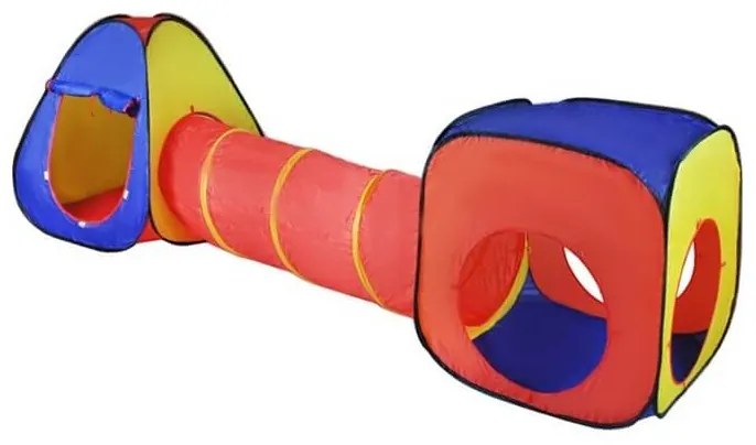 Namiot dla Dzieci 3w1 - Stożek, Kostka i Tunel, Samorozkładany z Torbą