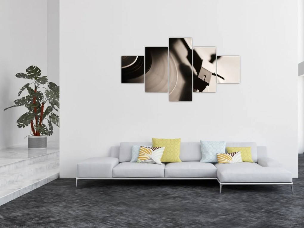 Obraz - Płyta gramofonowa (125x70 cm)