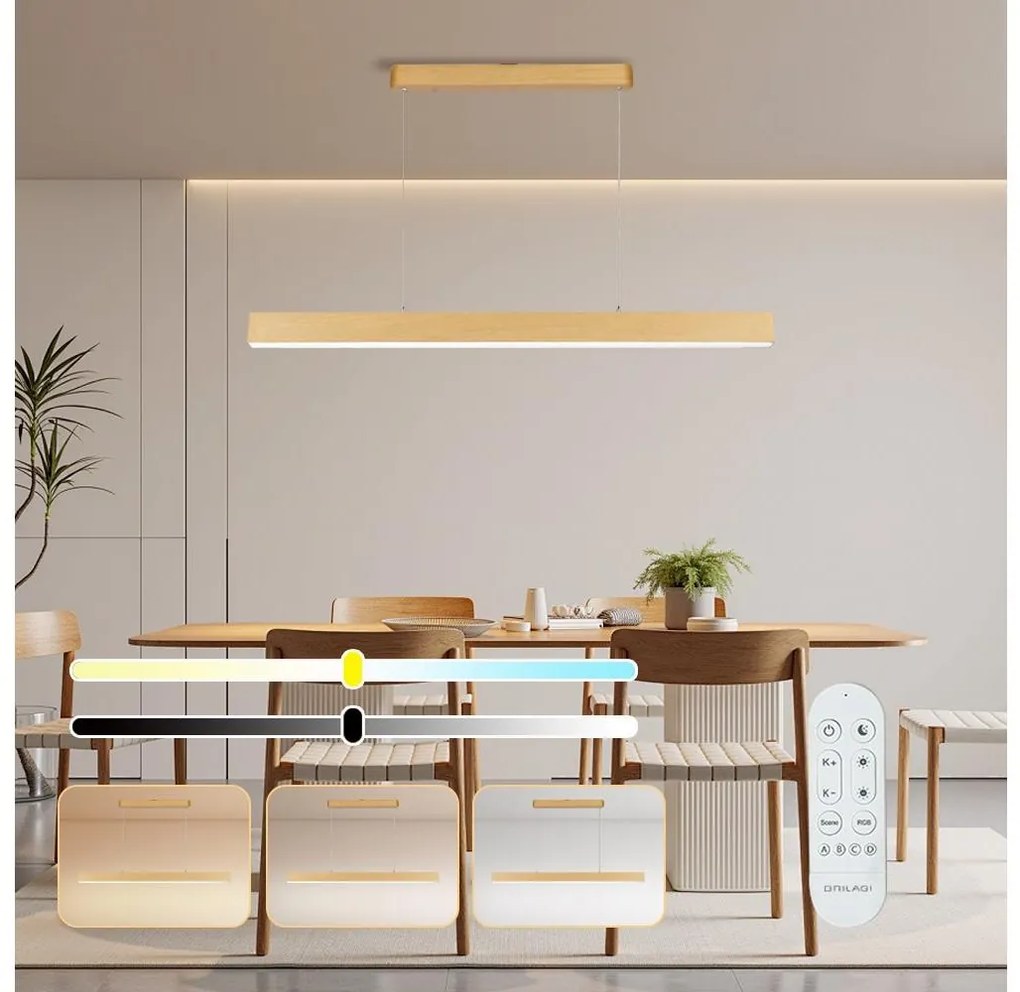 Brilagi - LED ściemnialny żyrandol SLEEKLINE SMART LED/40W/230V Wi-Fi Tuya +PILOT