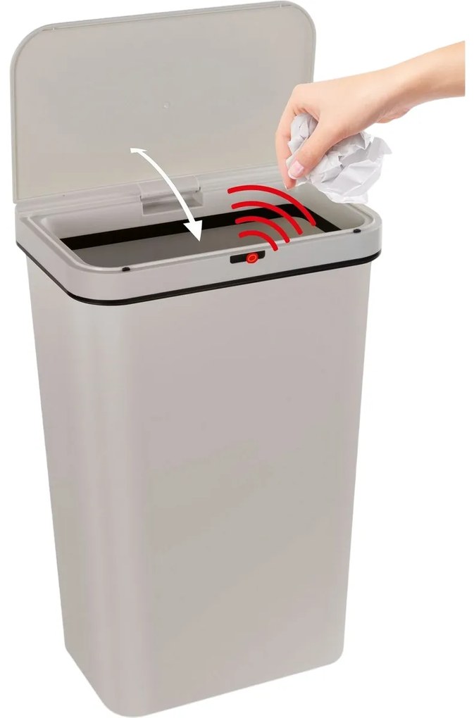 Lamart LT8109 Kosz bezdotykowy Sensor 50 l,kremowy