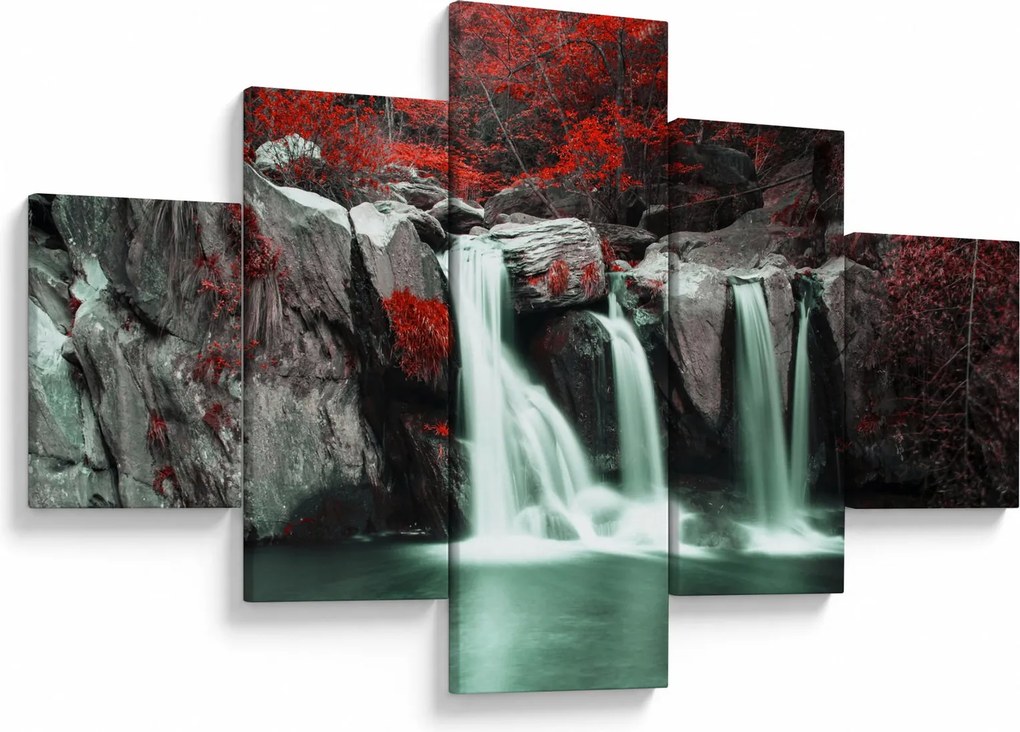 Obraz - Wodospady (125x70 cm)