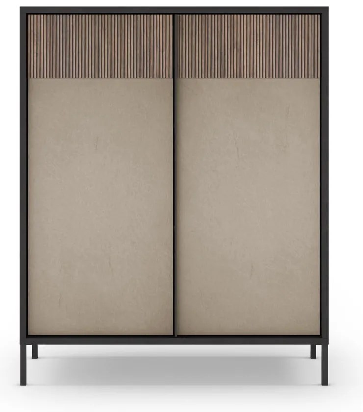 Antracytowo-jasnobrązowa szafka 106x130 cm Amalia – Marckeric