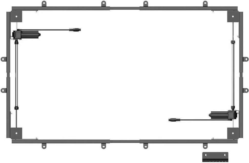 LVN System Stelaż Control Flex Pro Czarny