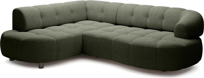 Narożnik VELPA L z elektryczną regulacją siedziska Lewostronny w tkaninie JAGUAR 12 WERSAL