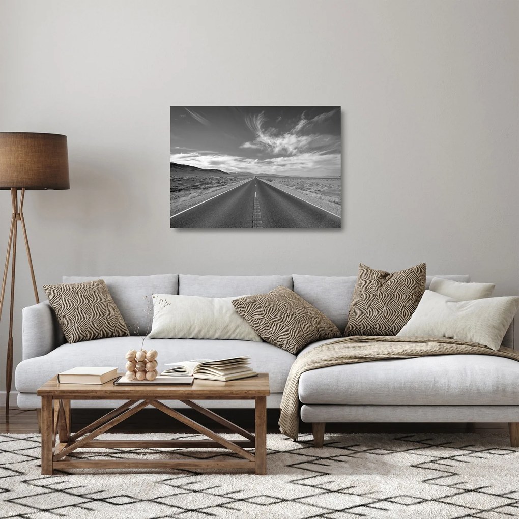 Obraz na szkle - droga (70x50 cm)