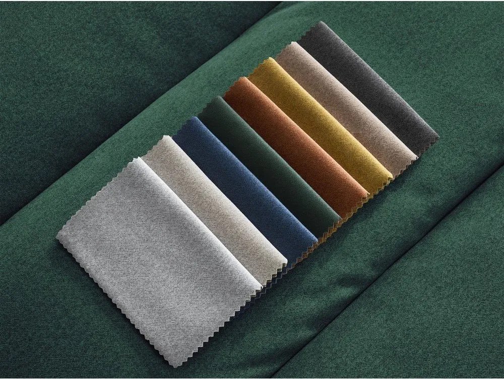 Zielony aksamitny podnóżek Sierra – Bobochic Paris