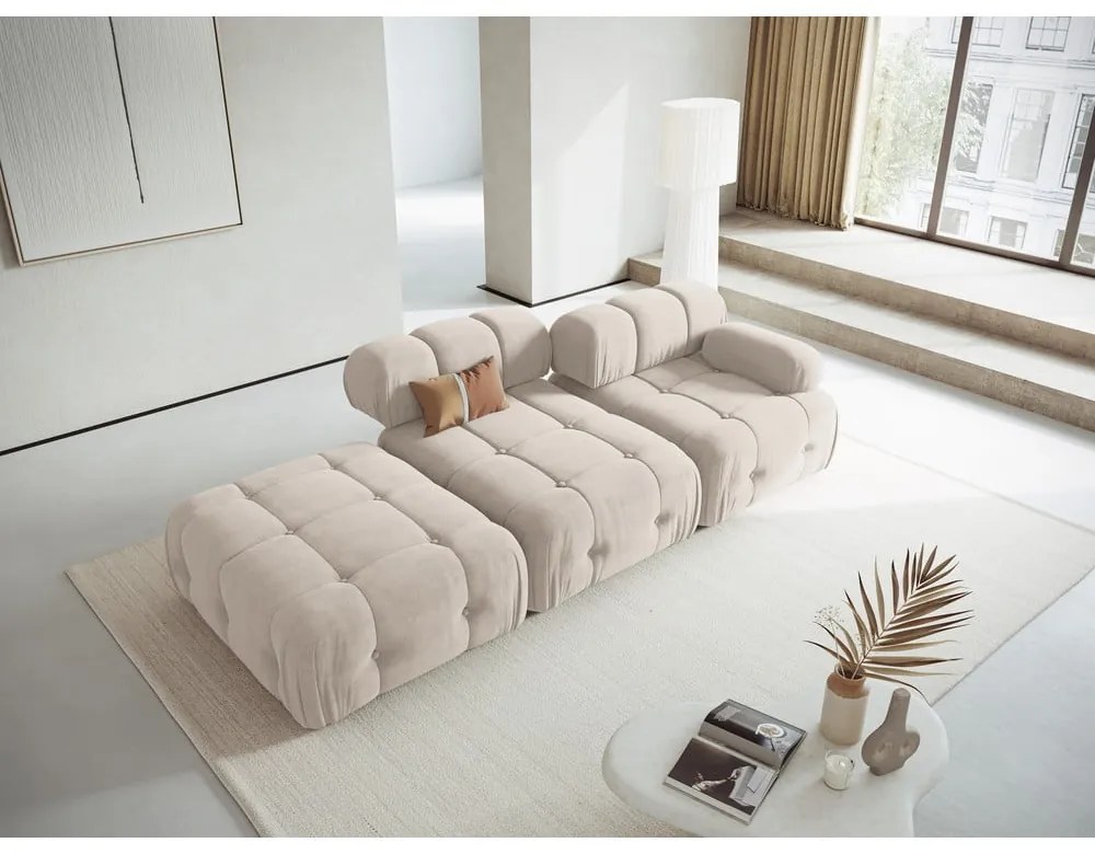 Beżowy szezlong Ferento – Cosmopolitan Design