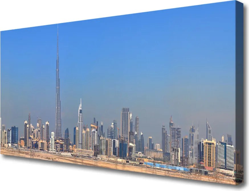 Obraz na płótnie Kolorowe Kamienice o Zmierzchu