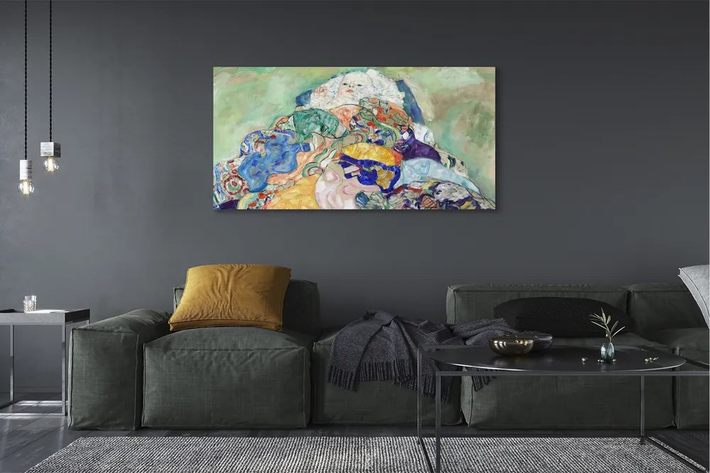 Zdjęcie na płótnie Dziecko (kołyska) - Gustav Klimt