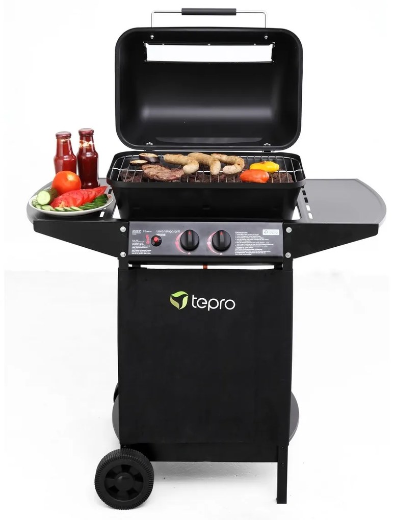 Tepro 508C Grill gazowy z kamieniami wulkanicznymiIrvine, 94 x 51 x 102 cm
