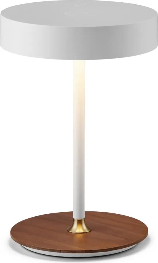 Halo Design 745760- LED ściemniana lampa ładowalna ON THE MOVE LED/2,5W/4000 mAh biała/drewno