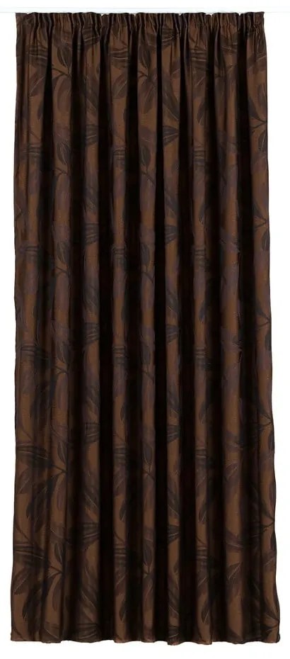 Ciemnobrązowa zasłona 210x245 cm Nydia – Mendola Fabrics