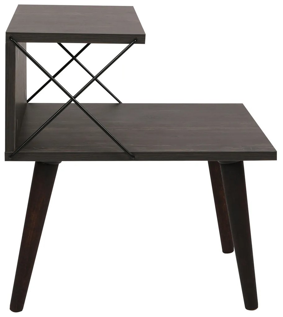 Stolik nocny Cross Dark Brown