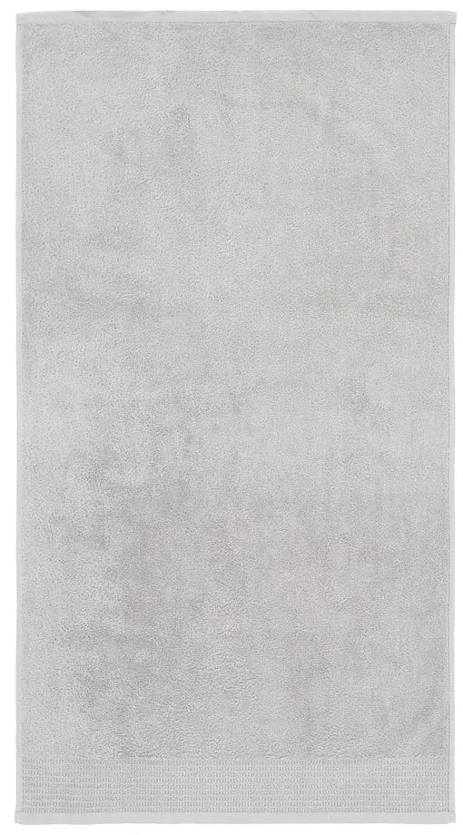 Szary ręcznik frotte z bawełny egipskiej 50x85 cm Egyptian Cotton – Bianca