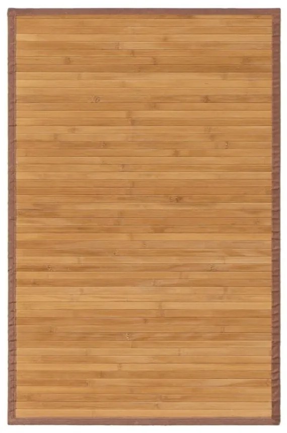 Bambusowy dywan w naturalnym kolorze 60x90 cm – Casa Selección