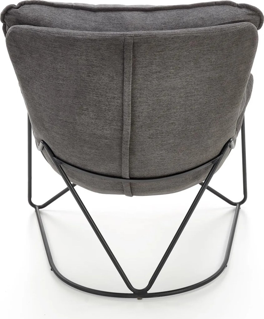 Fotel wypoczynkowy z grubym siedziskiem Volker