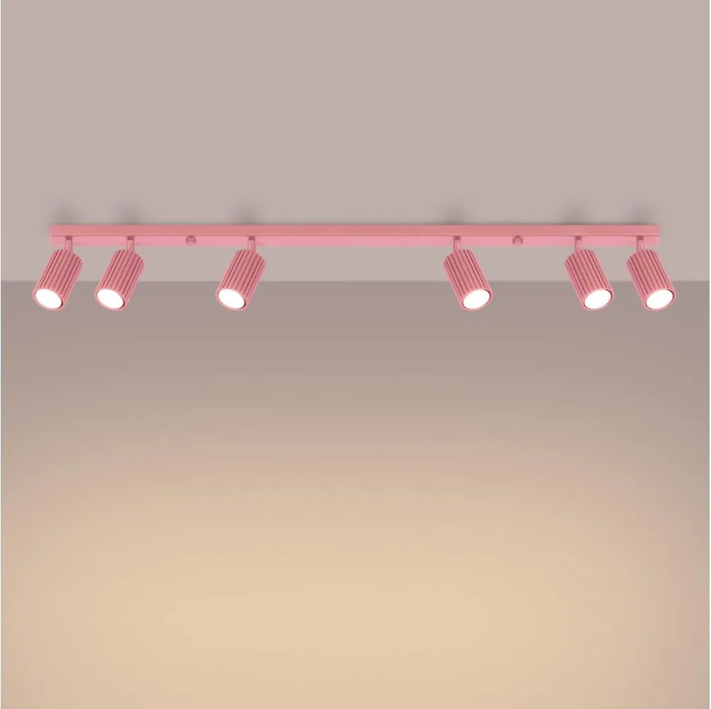 Brilagi - LED oprawa punktowa CRESTO 6xGU10/10W/230V różowa