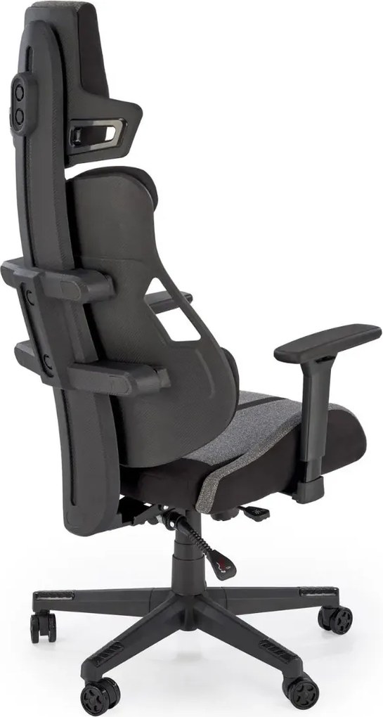 Fotel gamingowy NITRO 2 szary/czarny HALMAR