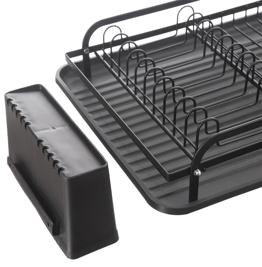 Orion Drutowany ociekacz z tacą Radka, 2 poziomy,42,5 x 32 x 29 cm