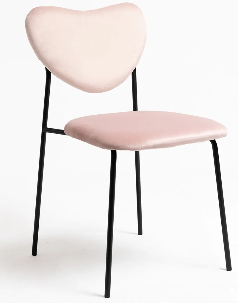 Krzeso Cora z czarnego aksamitu