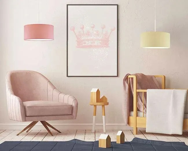 Okrągła lampa wisząca 30 cm - G0-E12